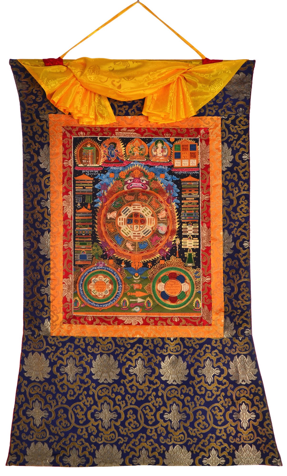 Thangka tibetischer Kalender