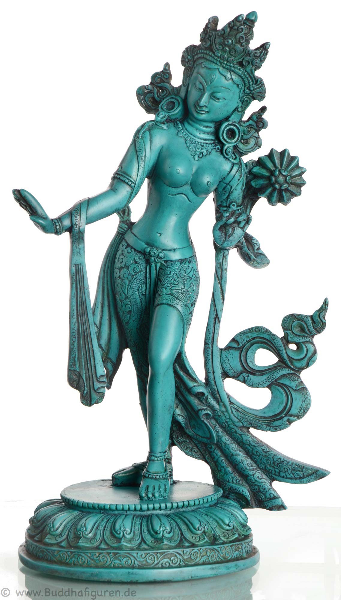 Weiße Tara stehend