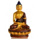 Amitabha Buddha Statue Resin 11,5 cm golden
