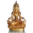 Amitayus  22 cm Buddha Statue vollfeuervergoldet