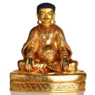 KagyÃ¼ Lehrermeister Marpa Statue sitzende Position in der Vorderansicht