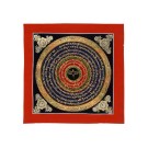 Thangka Mandala Buddha Augen 32 x 32 cm