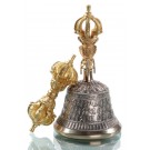 Nyingma Ghanta-Set  - Glocke mit Dorje 18 cm 