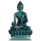 Medizinbuddha 13,5 cm Buddha Statue türkis