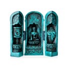 Buddha Schrein 12 cm - türkis