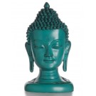 Buddha-Kopf  21 cm türkis