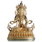 Vajrasattva - Dorje Sempa 33 cm vollfeuervergoldet