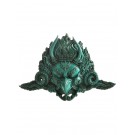 Garuda Maske Resin 19 cm türkis