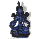 Grüne Tara Statue 20 cm Resin blau