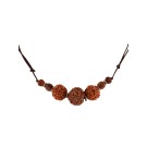 Buddhistische Kette Rudraksha 7 Seeds