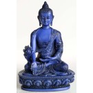 Medizin buddha statue blau