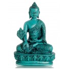 Medizinbuddha 13,5 cm Buddha Statue türkis 2