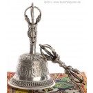 Ghanta  - Glocke silbern  Sets mit Dorje