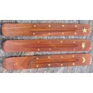 Räucherstäbchenhalter - Holzschiffchen