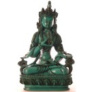 Vajrasattva 20 cm Buddha Statue Resin türkis