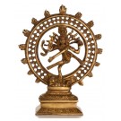 Shiva dancing - Nataraja 17,5 cm Messing