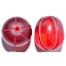 Resin-Perlen rot 24mm - 1 Perle 