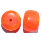 Resin-Perlen amber 28mm - 1 Perle 