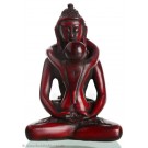 Samantabhadra  8 cm Buddha Figur rot braun