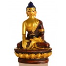 Akshobhya / Shakyamuni 11,5 cm Buddha Statue Resin golden