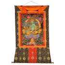 Thangka grüne Tara 97 x 125 cm