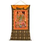 Thangka Grüne Tara 92 x 141 cm