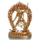 Vajra Dakini 37 cm vollfeuervergoldet