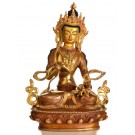 Vajrasattva 21 cm teilfeuervergoldet Buddha Statue