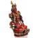 Grüne Tara Statue sitzende Positzion in der Seitenansicht