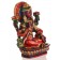 Lakshmi Statue sitzende Position in der rechten Seitenansicht