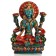 Lakshmi Statue sitzende Position in der Vorderansicht