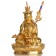 Padmasambhava Guru Rinpoche Statue sitzende Position in der Vorderansicht