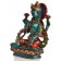 Lakshmi Statue sitzende Position in der linken Seitenansicht